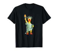 Funny New York City Statue of Liberty Yellow Rubber Duck T-Shirt