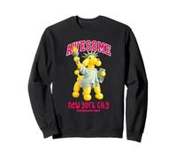 Funny New York Statue of Liberty Yellow Balloon Dog Poodle Sweatshirt