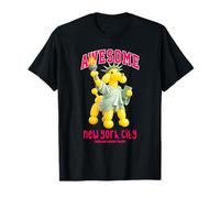 Funny New York Statue of Liberty Yellow Balloon Dog Poodle T-Shirt