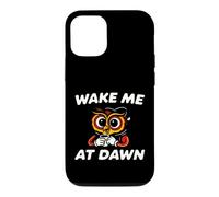 Funny Night Owl Coffee Wake Me At Dawn Morning Sarcasm Coque pour iPhone 12/12 Pro