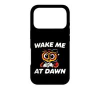 Funny Night Owl Coffee Wake Me At Dawn Morning Sarcasm Coque pour iPhone 17 Pro