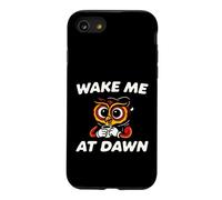 Funny Night Owl Coffee Wake Me At Dawn Morning Sarcasm Coque pour iPhone SE (2020) / 7/8