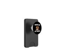 Funny Night Owl Coffee Wake Me At Dawn Morning Sarcasm PopSockets PopWallet pour MagSafe