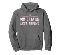 Funny No Crayon Left Behind Team Militaire Soldat My Jarhead Sweat à Capuche
