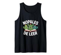 Funny Nopales De Leer Cacti Book Lovers Dire Débardeur