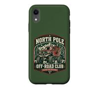 Funny North Pole Club Club Sleigh Rig Division Noël Coque pour iPhone XR