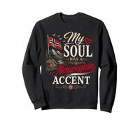 Funny Norway Humor Norwegian Joke My Soul Accent Sweatshirt