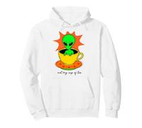 Funny Not My Cup of Tea T-Shirt Graphique Alien Sweat à Capuche