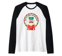 Funny Not My First Casse-Noisette de Noël Danseur de Ballet Meme Manche Raglan