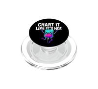 Funny Nurse Chart It Like Its Hot Medical Staff PopSockets PopGrip pour MagSafe