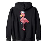 Funny Nurse Flamingo Lover Nursing Day W ppreciation Sweat à Capuche