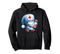 Funny Nurse GNOME Vintage Nurse Uniform for Women for Work Sweat à Capuche
