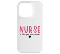 Funny Nurse Quote Shows Love and Hearts for Nursing Student Coque pour iPhone 14 Pro