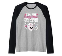 Funny Nursing Job I'm The Crazy Nurse They Warned You About Manche Raglan