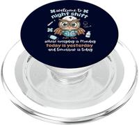 Funny Nursing RN LPN CNA Hiboux Night Shift Lover for Nurse PopSockets PopGrip pour MagSafe