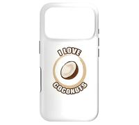 Funny Nutrition Love Coconuts Nutritionist Vegan Paleo Humor Coque pour iPhone 17 Pro