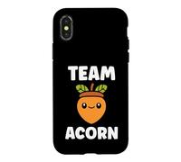 Funny Oak Acorn Small Nut Minimalist Cute Simple Team Acorn Coque pour iPhone X/XS
