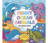 Funny Ocean Animals Coloring Book Kids