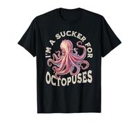 Funny Octopus Lover Cute Octopi Je suis Une Fan de poulpes T-Shirt