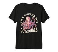 Funny Octopus Lover Cute Octopi Je suis Une Fan de poulpes T-Shirt Haut de Gamme