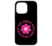 Funny Offensive You Should Have Been Swallow Happy Face Coque pour iPhone 14 Pro Max