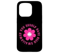 Funny Offensive You Should Have Been Swallow Happy Face Coque pour iPhone 15 Pro
