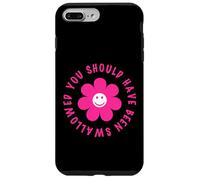 Funny Offensive You Should Have Been Swallow Happy Face Coque pour iPhone 7 Plus/8 Plus