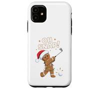 Funny Oh Snap Gingerbread Golf Christmas Holiday Art Coque pour iPhone 11