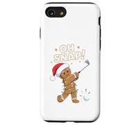 Funny Oh Snap Gingerbread Golf Christmas Holiday Art Coque pour iPhone SE (2020) / 7/8