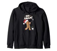 Funny Oh Snap Gingerbread Golf Christmas Holiday Art Sweat à Capuche
