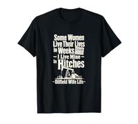 Funny Oilfield Wife Pumpjack Hitch Life T-Shirt