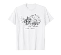Funny Old and Crusty Crustaceans Older Man Birthday T-Shirt