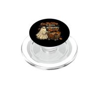 Funny on My Way to Spend My Husbandd's Money Halloween Ghost PopSockets PopGrip pour MagSafe