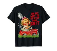 Funny On My Way To Stir Up Some Shit Sarcastic Humour Women T-Shirt