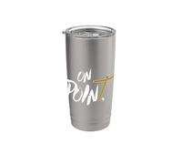 Funny On Point Crayon Humour pour enseignant Gobelet isotherme en acier inoxydable double paroi