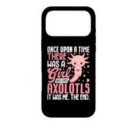 Funny Once Upon a Time There Was a Girl Who Loved Axolotls Coque pour iPhone 17 Pro Max