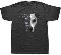 Funny Once You Go Jack Russell Terrier Dog Lover T Shirts Graphic Cotton Short Sleeve Birthday Gifts Summer T-Shirt Black Manches Courtes(X-Large)