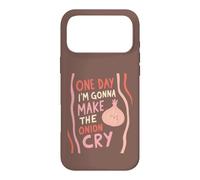 Funny Onion Pun Cuisine Cuisine One Day Im Gonna Cry Coque pour iPhone 17 Pro Max