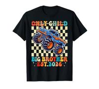 Funny Only Child Big Brother 2026 Monster Truck pour garçon T-Shirt
