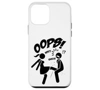 Funny Ooops Figures Stick Cartoon Fight, Girl Power Graphic Coque pour iPhone 12 Mini