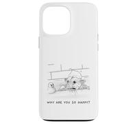 Funny Opossum Illustration Why are You So Happy Coque pour iPhone 13 Pro Max
