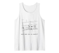 Funny Opossum Illustration Why are You So Happy Débardeur