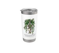 Funny Opossum Meme Peut-être que les plantes sont accros à moi Gobelet isotherme en acier inoxydable double paroi