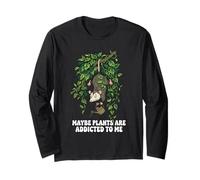 Funny Opossum Meme Peut-être Que Les Plantes sont accros à Moi Manche Longue