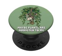 Funny Opossum Meme Peut-être Que Les Plantes sont accros à Moi PopSockets PopGrip Adhésif