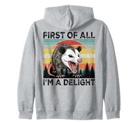 Funny Opossum Tout d'abord, Je suis Un Amoureux des Opossum Sweat à Capuche