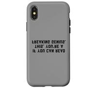Funny Optical Illusion Genius Design Coque pour iPhone X/XS