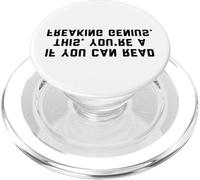 Funny Optical Illusion Genius Design PopSockets PopGrip pour MagSafe