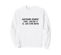 Funny Optical Illusion Genius Design Sweatshirt