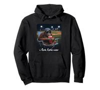 Funny Orang-outan Baseball I Live Here Now Sweat à Capuche